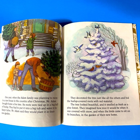 THE CHRISTMAS TREE THAT GREW VTG 80’s A LITTLE GOLDEN BOOK CHRISTMAS STORY - Picture 5 of 11